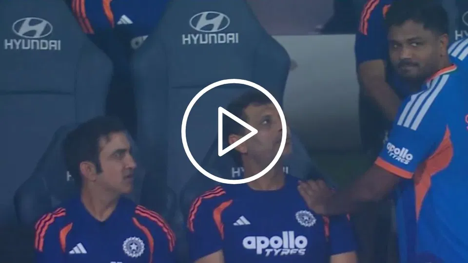 Watch- Gautam Gambhir Caught Scolding Sanju Samson After Zimbabwe Dismissal